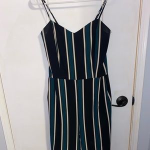 striped romper